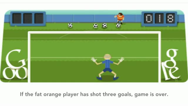 London 2012 Olympics: Google's football doodle
