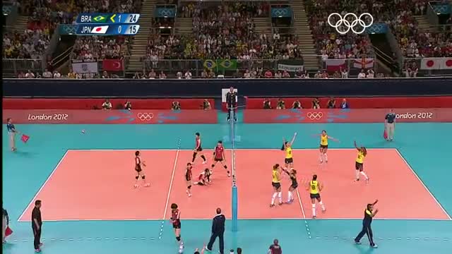 Volleyball Women's Semifinals - Brazil v Japan - London 2012 Olympic Games Highlights