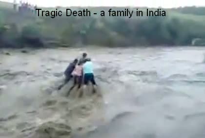 Tragic Death (Indore Family/Group) - while crossing the waterfalls