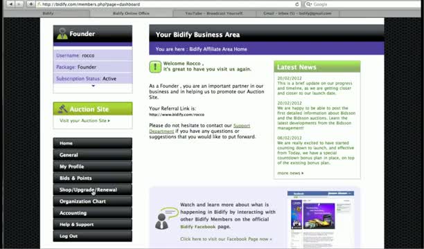 Bidify Review Bidify Back Office