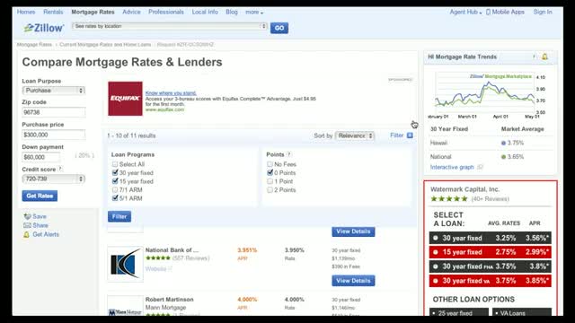 How to Select a Quote on Zillow Mortgage Marketplace