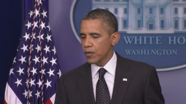 Obama: Concern Over Chemical Weapons in Syria
