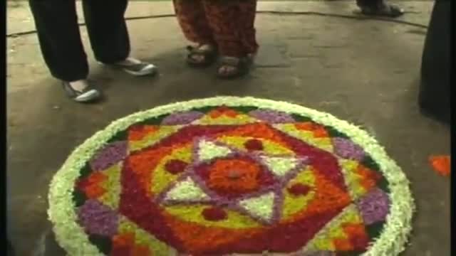 Foreigners participating with zest in Onam