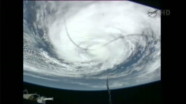 Raw Video - Space Station View of Isaac