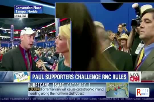 Ron Paul "Maine Delegate" Protests & Refuses To Vote Mitt Romney At Convention