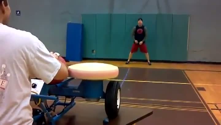 Guy Gets Hit In Face By 75mph Dodgeball