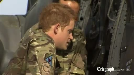 Prince Harry back in Afghanistan video