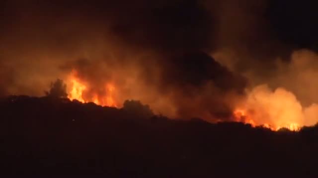 Raw Video - Fires Burn 3,200 Acres in N. Calif.
