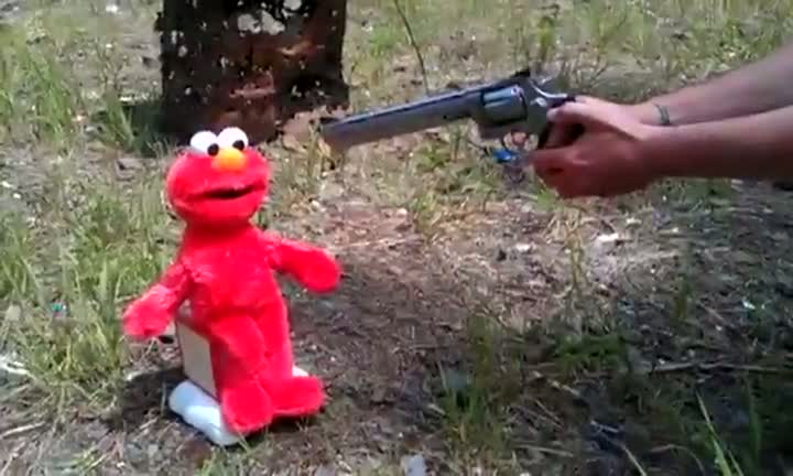 Elmo Gets Shot In The Head