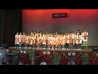 St. Xavier Delhi - Music Fest 2012 - Hindi Group Song - Naitikta Ki Sur Sarita Mein - Junior Students