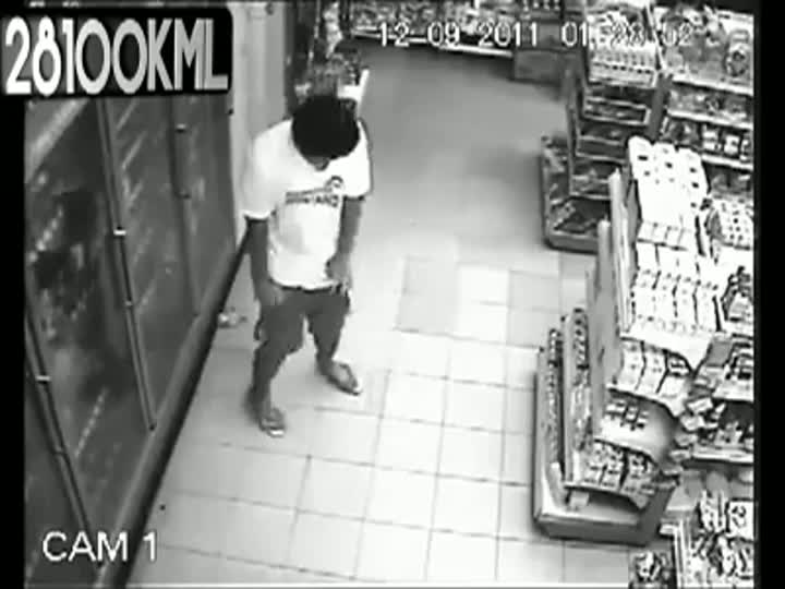 Man Possessed by Ghost on CCTV