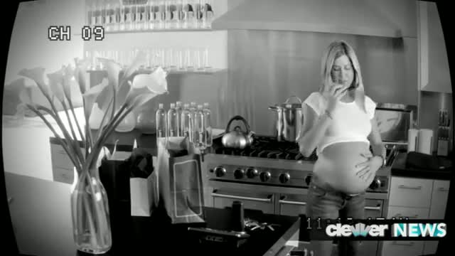 Jennifer Aniston Pregnant for Smartwater commercial.