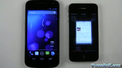Google Voice Search vs. Siri (Android 4.1 Jelly Bean)
