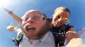 Amish Guy Goes Skydiving