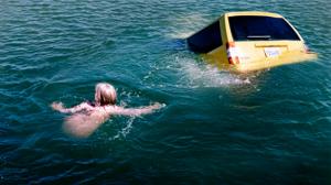 Woman Saved Just In Time From Sinking Car