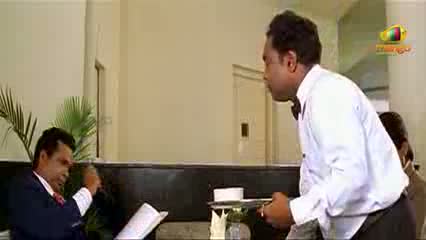 Chirunavvutho Movie Scenes - Brahmanandam & Ali funny restaurant scene - Venu, Shaheen - Telugu Cinema Movies