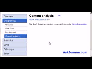 How to use Google Webmaster Tools Video