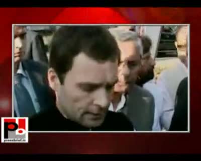 Rahul Gandhi in Kashmir says Government should delegate more powers to panchayats, 5th Oct. 2012