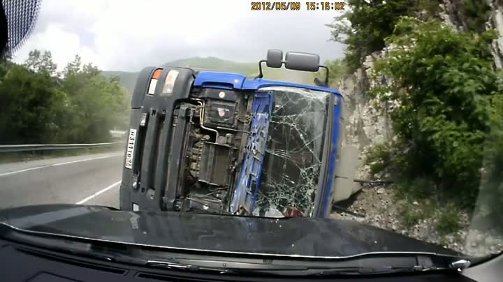 Near Disastrous Semi Truck Fail