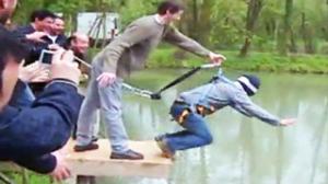 Bachelor Party Bungee Jump Prank