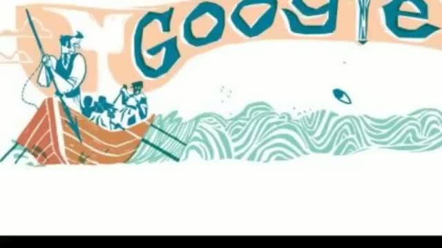 Google doodles Herman Melville's novel Moby Dick