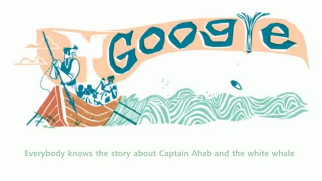 Herman Melville's Moby-Dick celebrated by Google doodle