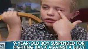 9 Year Old Suspended Fighting Back Against Bully
