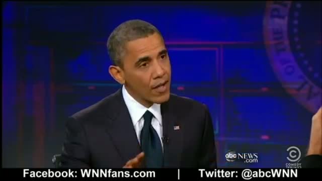 President Obama on 'The Daily Show With Jon Stewart'