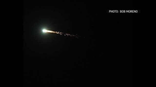 Raw - Meteor Showers Light Up Calif. Sky
