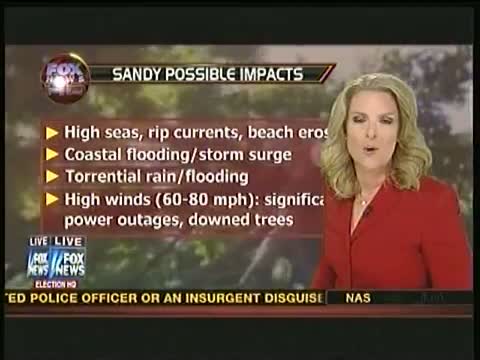 Hurricane Sandy: Direct Hit on New York City or New Jersey Video