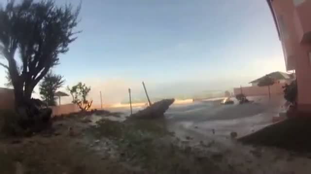 Raw - Hurricane Sandy Rages Through Bahamas