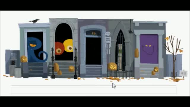 Google wishes Happy Halloween! with an interactive haunted house doodle 