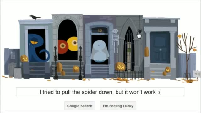 Happy Halloween! Google spooks with haunted mansion Doodle