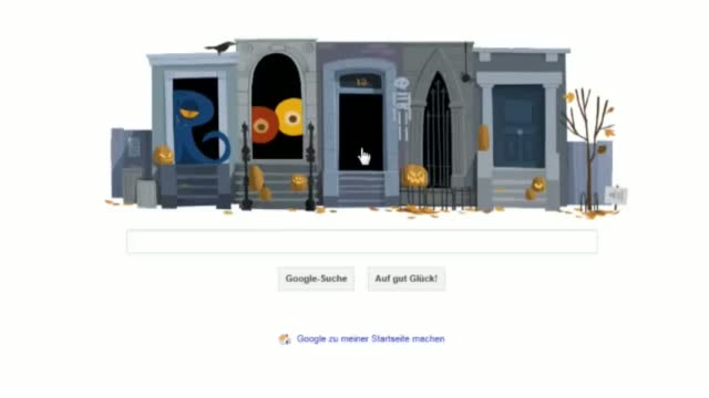 Happy Halloween! Google Doodle (HD) 2012