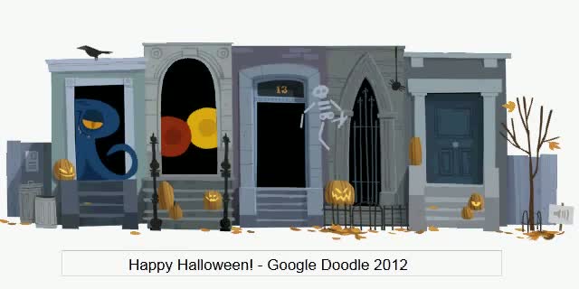 Google Doodle of Happy Halloween! Video