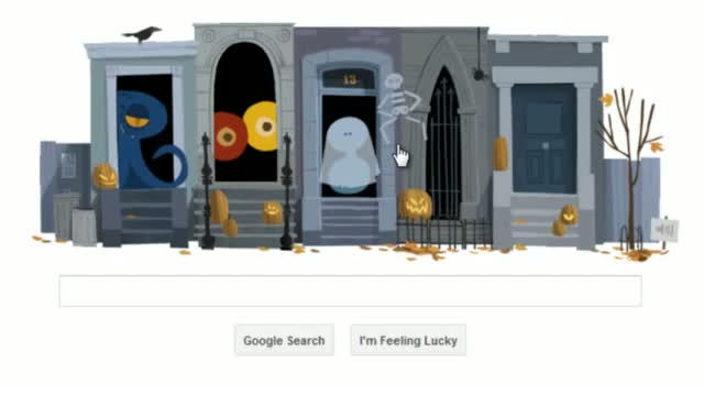 Happy Halloween! Google Logo 2012 (Doodle)