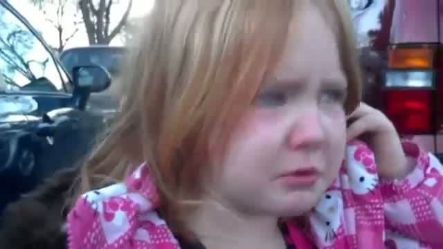 Little Girl Cries Over Bronco Bamma and Mitt Romney