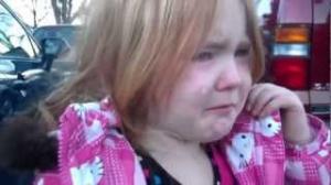 Sobbing Little Girl Sick & Tired of 'Bronco Bama' and Mitt Romney