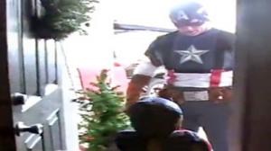 Military Dad Dresses Up as Captain America to Surprise His Son