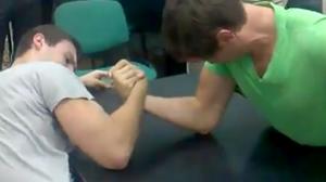 Arm Wrestling Tendon Rupture