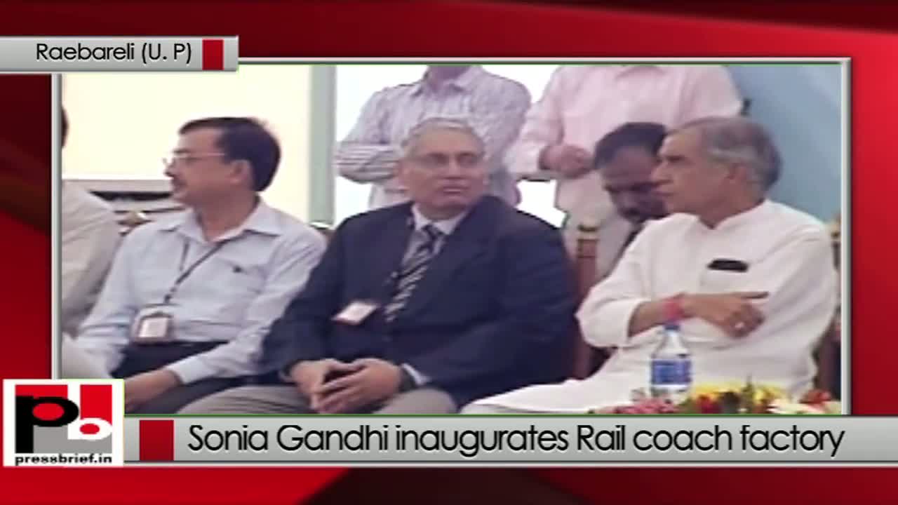 Sonia Gandhi in Raebareli wants more safety and cleanliness in trains  