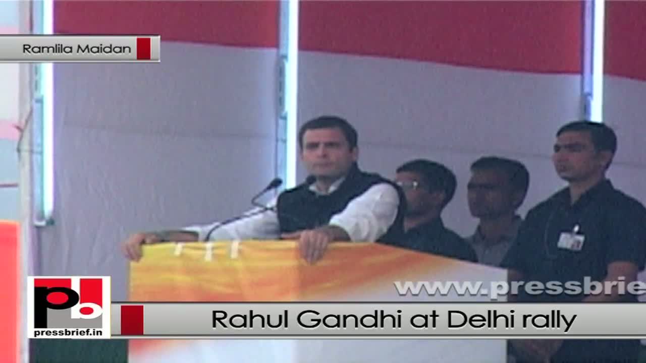 Rahul Gandhi in Delhi: Opposition always tried to halt Congressâ€™ welfare policies 