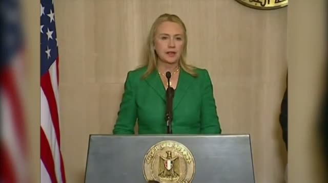 Clinton: US, Egypt Broker Ceasefire in Gaza