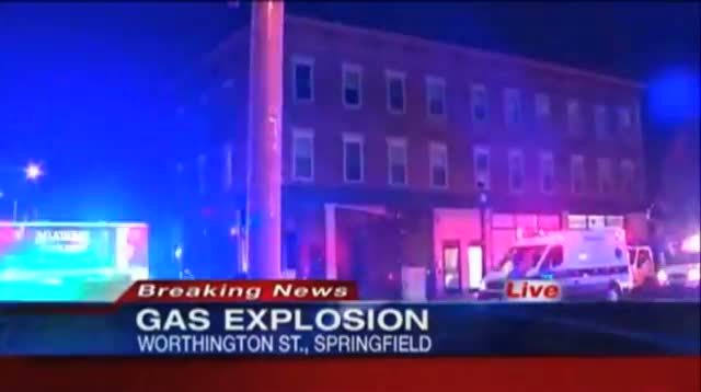 Gas Explosion Levels Mass. Building