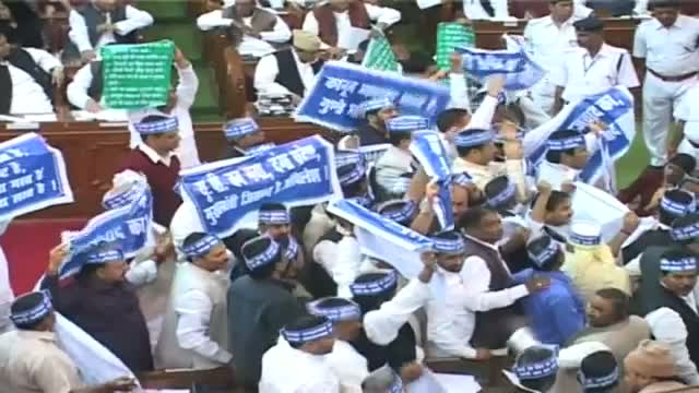 BSP creates ruckus in UP Assembly over corruption