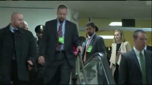 Raw: Susan Rice Arrives on Capitol Hill