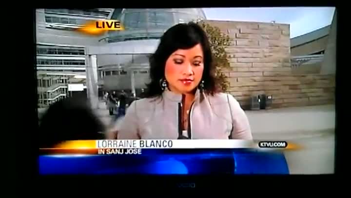 Bicycling Fail During Live News