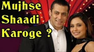 Salman Khan gets MARRIAGE PROPOSAL from Rani Mukherjee