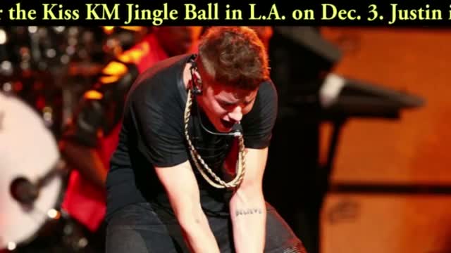 Justin Bieber Shows Off Bulging Biceps On Stage At Jingle Ball 2012