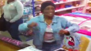 Drunk Lady Bum Gettin' Down At The Liquor Store